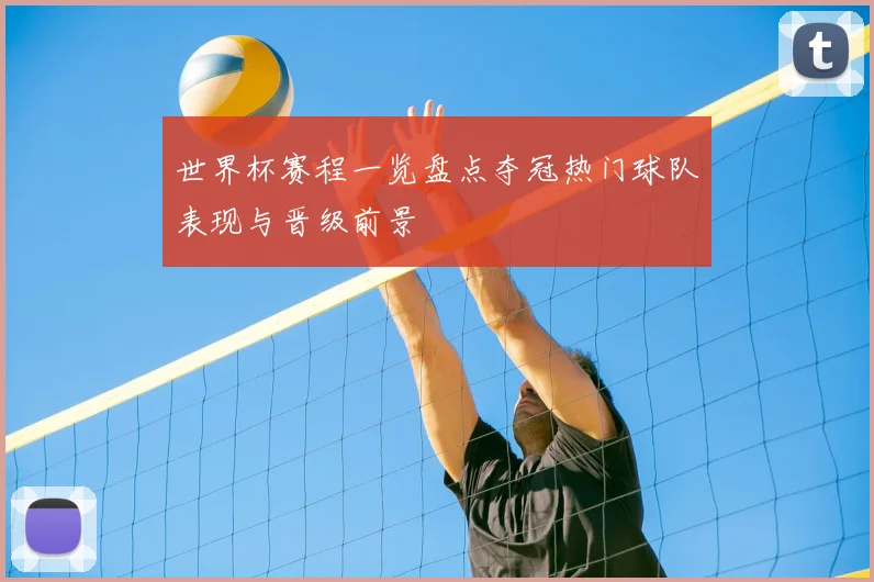 世界杯赛程一览盘点夺冠热门球队表现与晋级前景